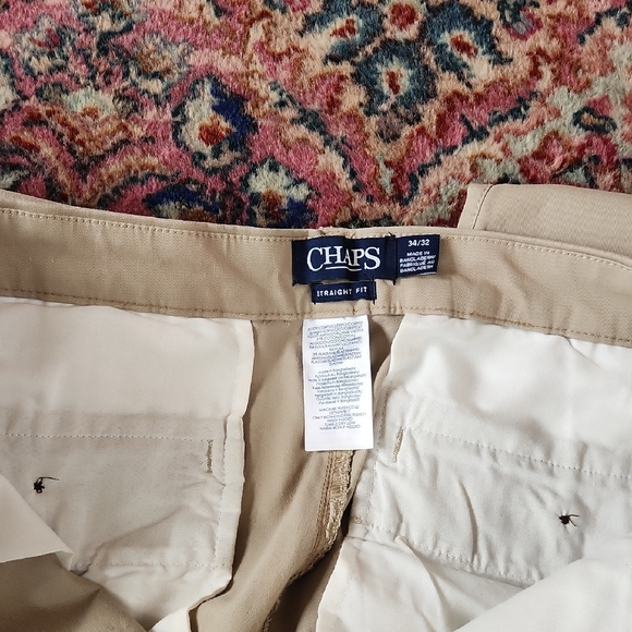 Chaps Men's Khaki Chinos - Picture 2 of 3